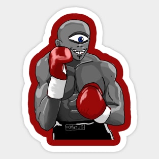 Boxing cyclop Sticker